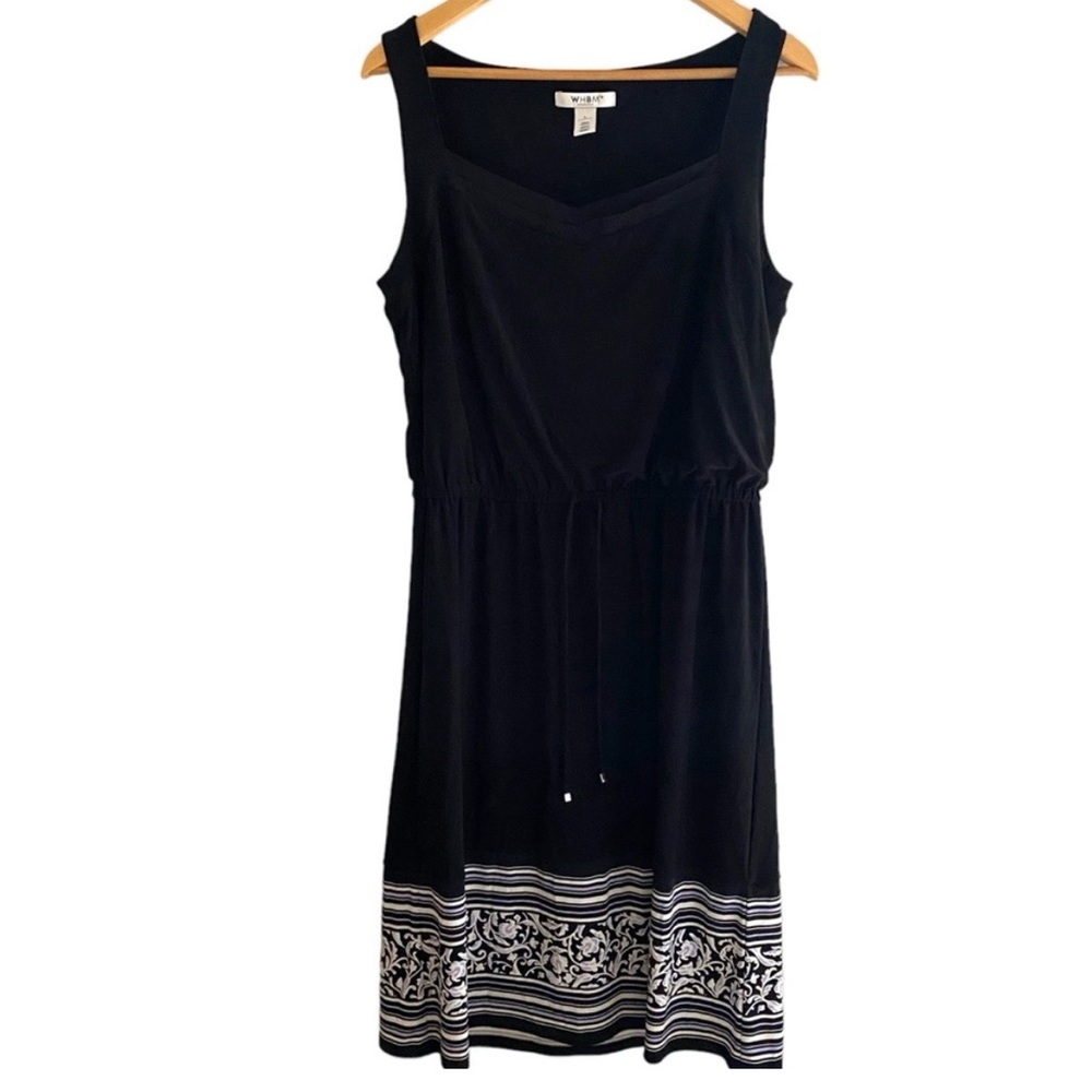 White House Black Market Cinched Midi Dress Size Large